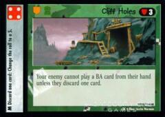 Cliff holes